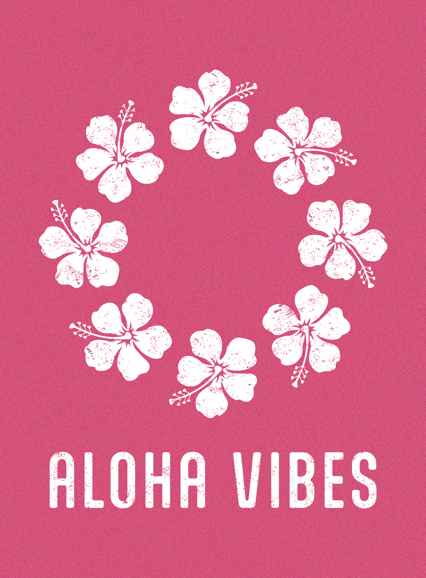 Aloha Vibes - Heather Raspberry