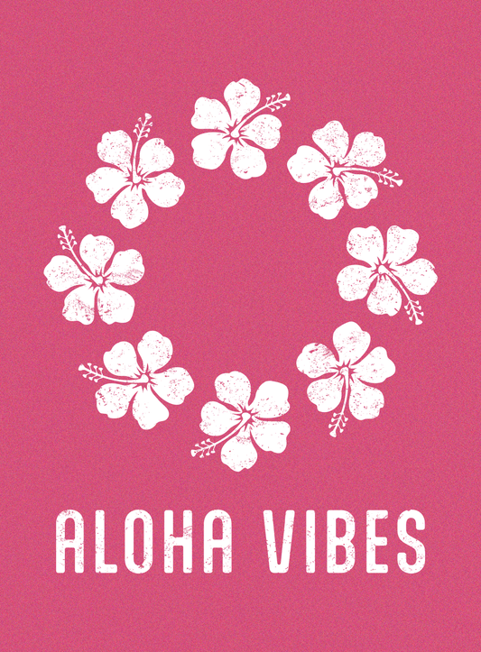 Aloha Vibes - Heather Raspberry