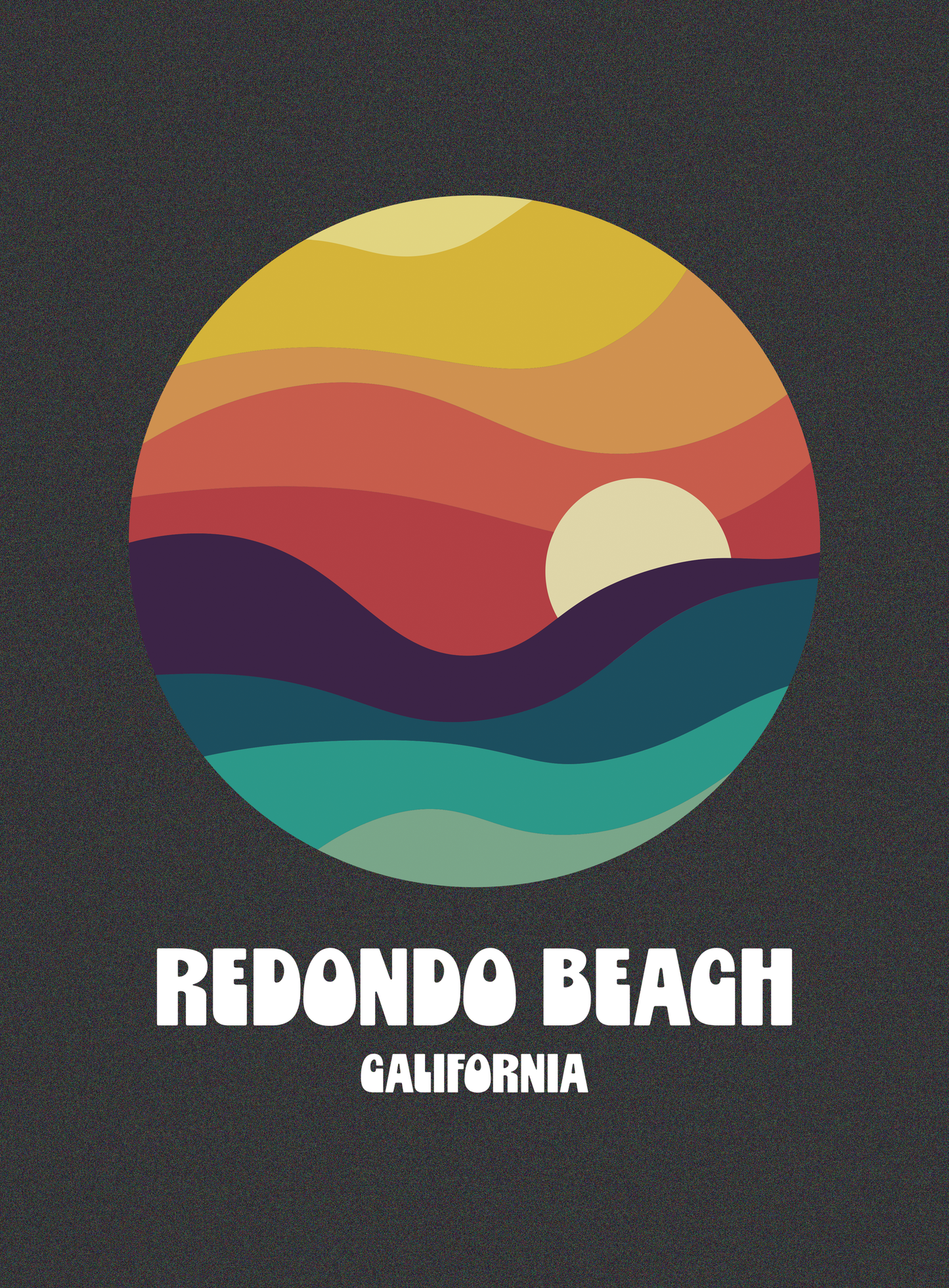 Redondo Waves - Dark Grey Heather