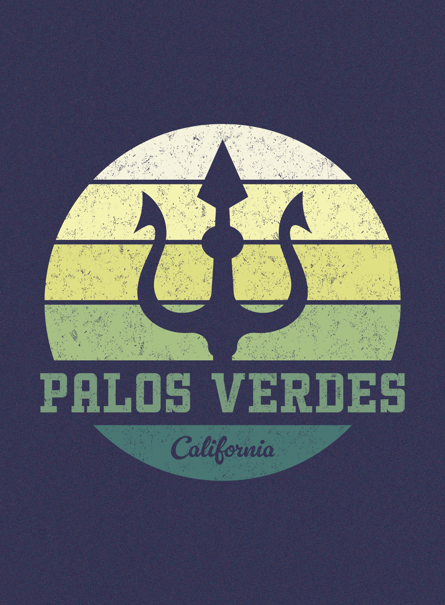 Palos Verdes Trident -  Heather Midnight Navy